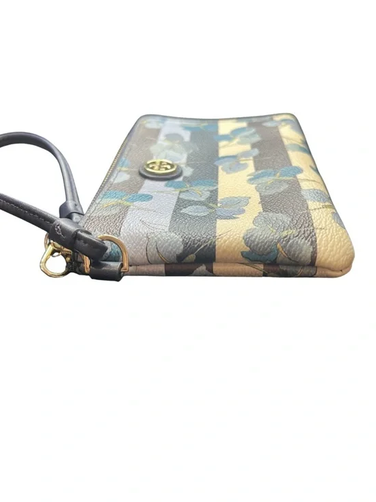 Tory Burch Kerrington Leather Floral Print Wristlet - Picture 7 of 11
